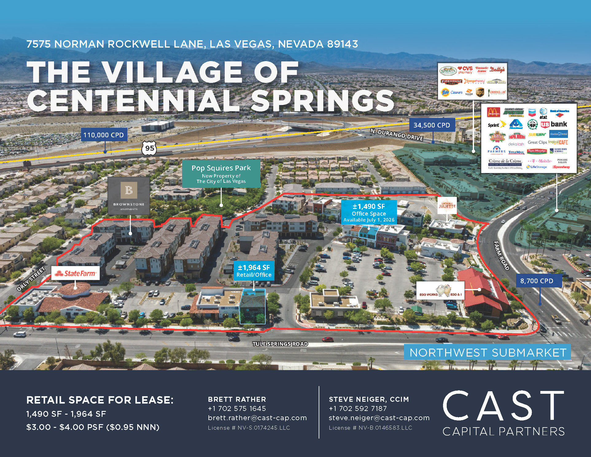 7557 Norman Rockwell Ln, Las Vegas, NV for Rent