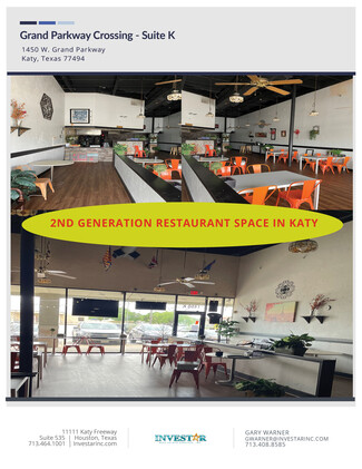 Katy, TX Retail - 1450-1538 Grand Pky
