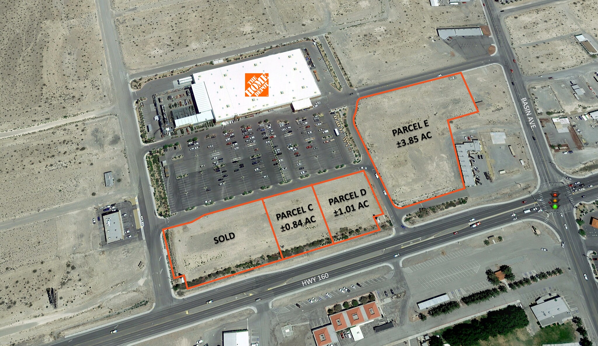 Highway 160 @ Basin Avenue, Pahrump, NV for Sale