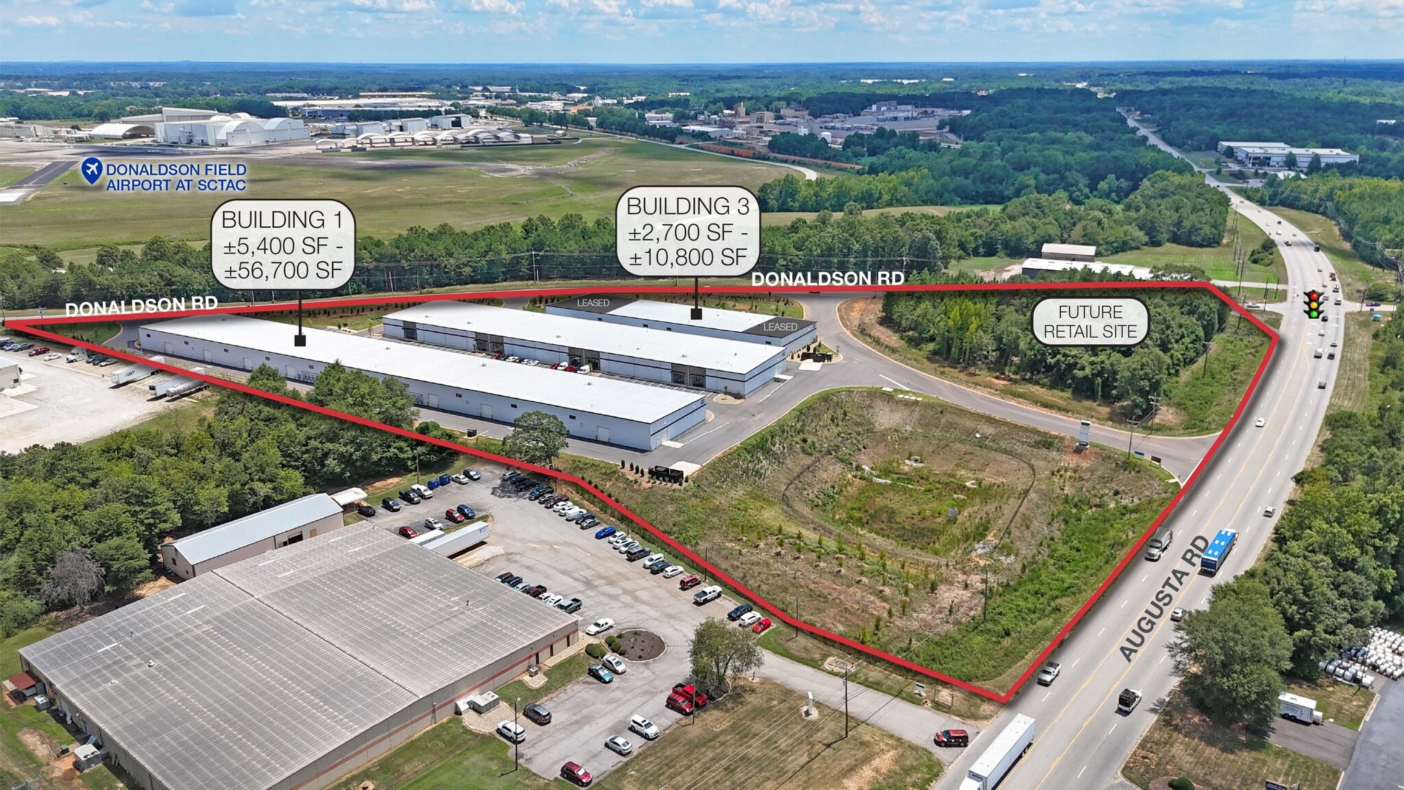 Augusta Rd & Donaldson Rd, Greenville, SC for Rent