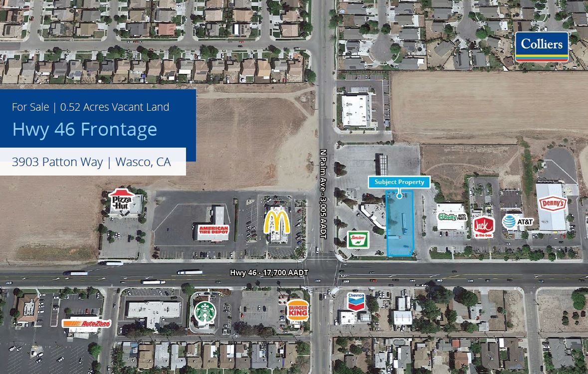 Highway 46 @ Griffith, Wasco, CA for Sale