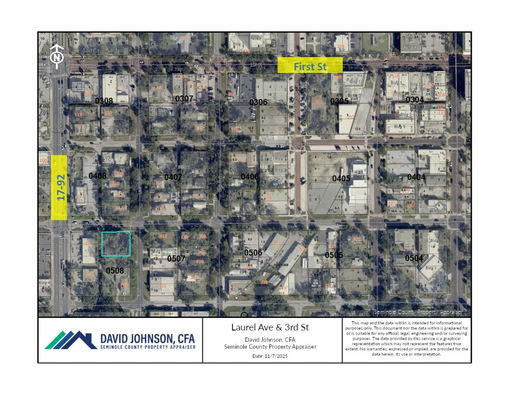 W 3rd St @ Laurel Avenue, Sanford, FL for Sale