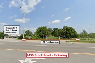 Pickering, ON Commercial Land - 2459 Brock Rd