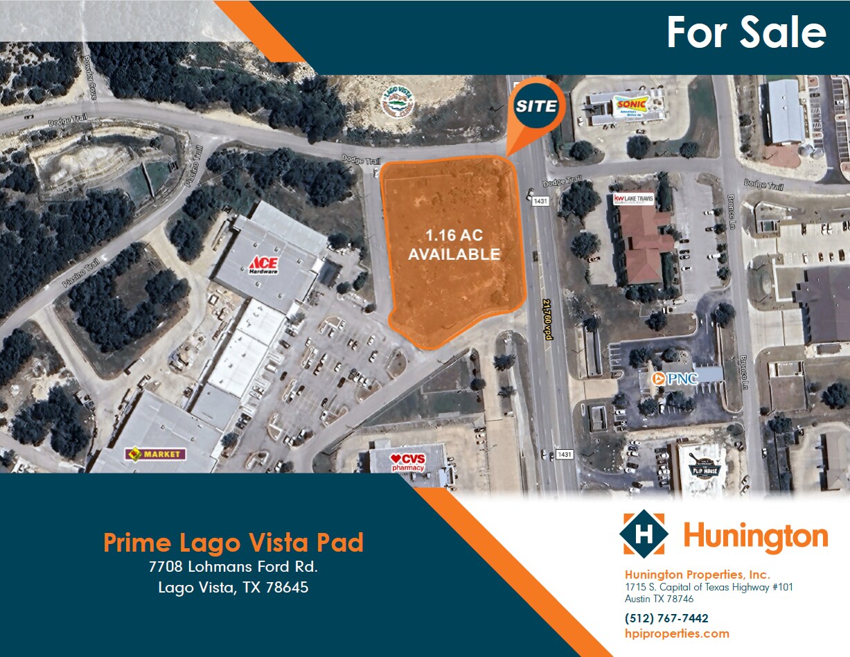 7708 Lohman Ford Road Lago Vista, TX 78645 Land Property for Sale on