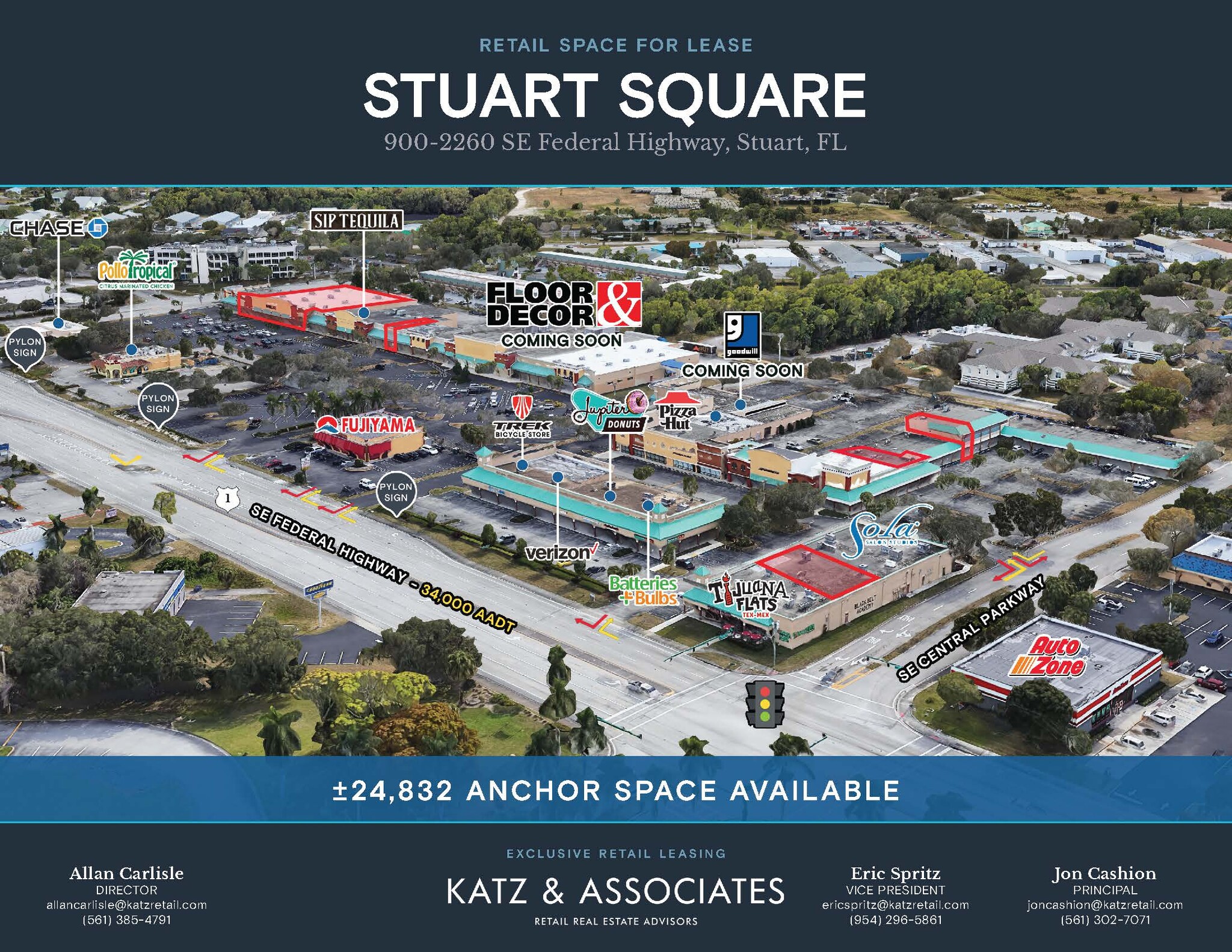 1982-1990 SE Federal Hwy, Stuart, FL for Rent