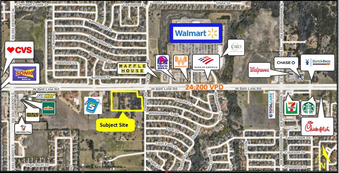 W Belt Line & Elerson Rd, DeSoto, TX for Sale