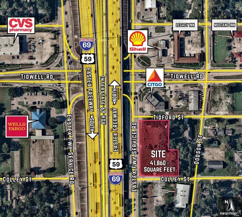 Eastex Fwy & Colley St, Houston, TX for Rent