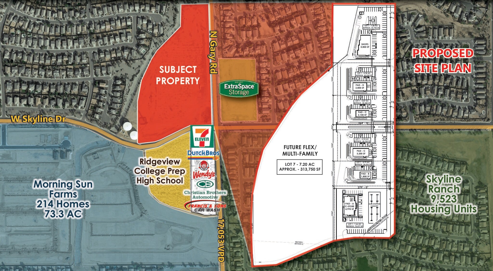 NWC of Skyline Dr & Gary Rd, San Tan Valley, AZ for Rent