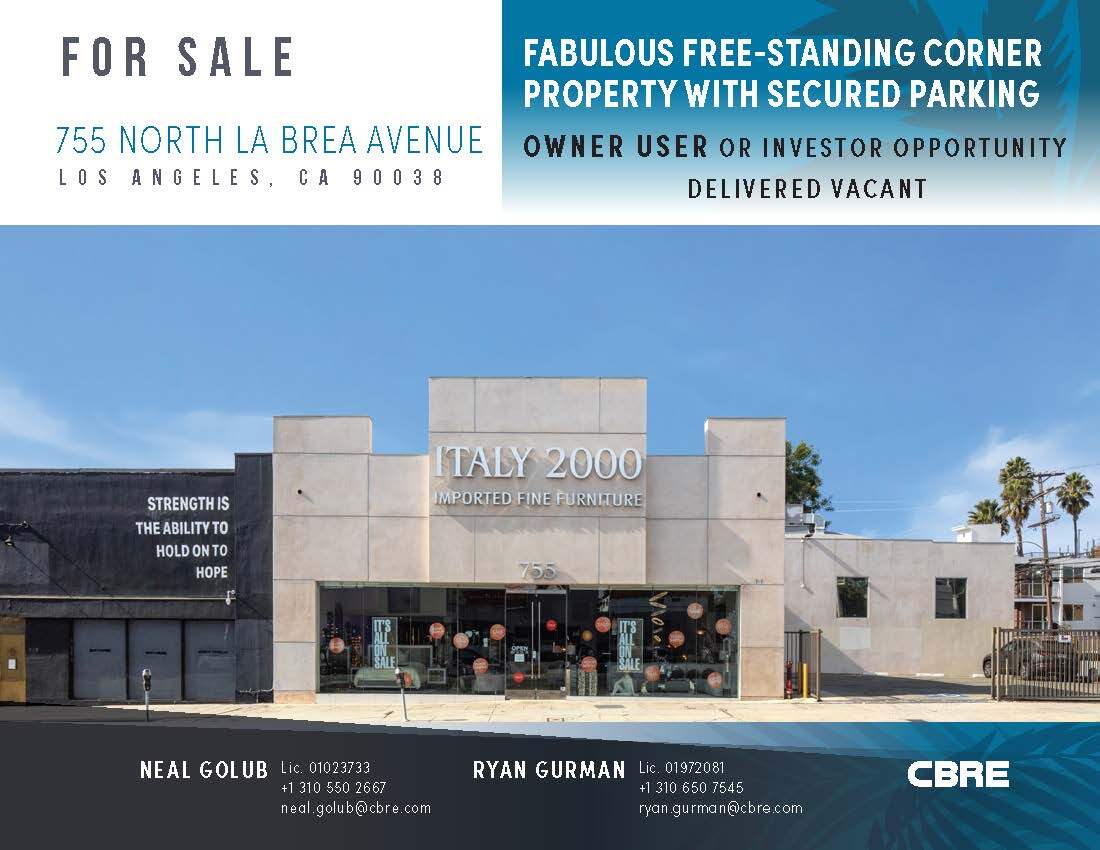 757 N La Brea Ave, Los Angeles, CA for Sale