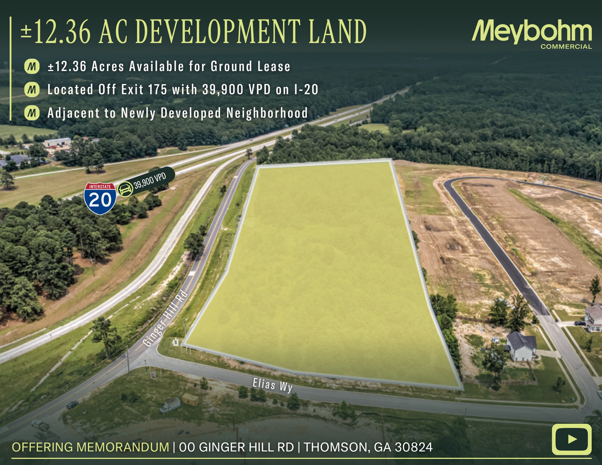 00 Ginger Hill rd, Thomson, GA for Rent
