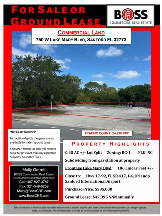 Sanford, FL Commercial - 750 W Lake Mary Blvd