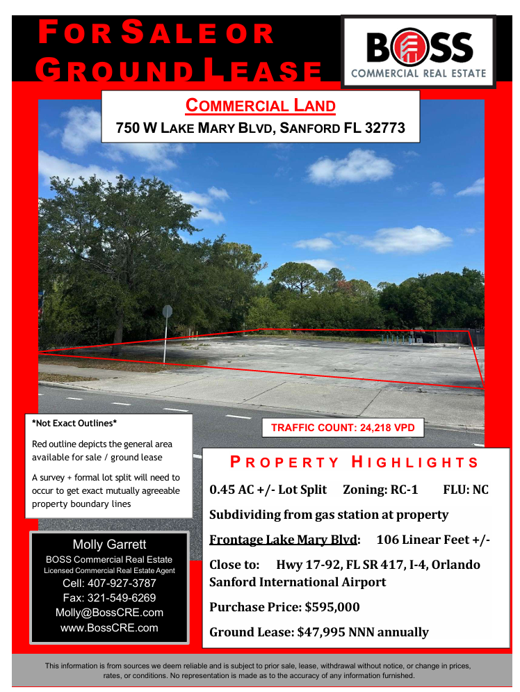 750 W Lake Mary Blvd, Sanford, FL for Sale
