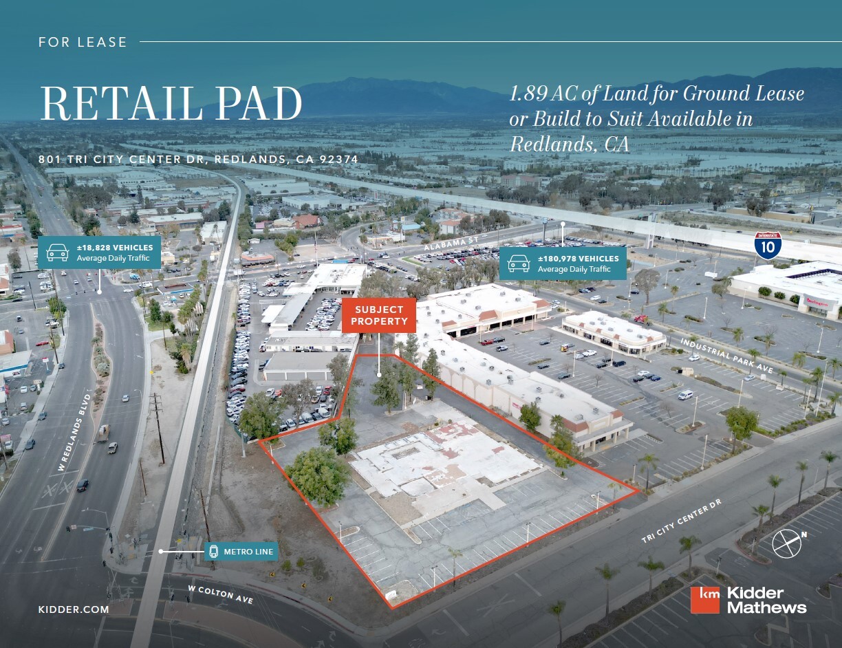 801 Tri City Ctr, Redlands, CA for Rent