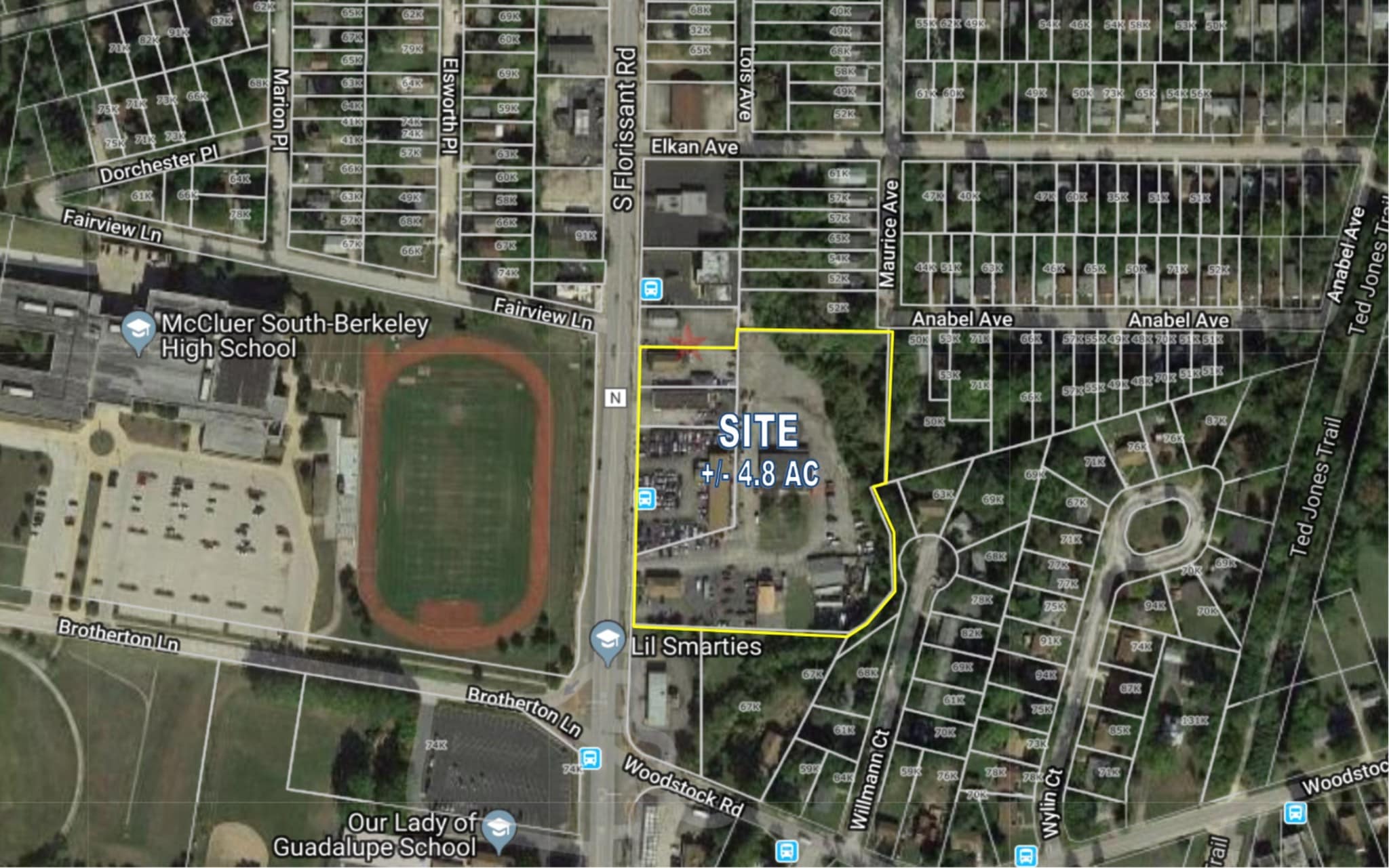 9201024 S Florissant Rd Saint Louis, MO 63135 Land Property for Sale