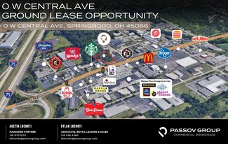 Springboro, OH Commercial Land - 0 W Central Ave
