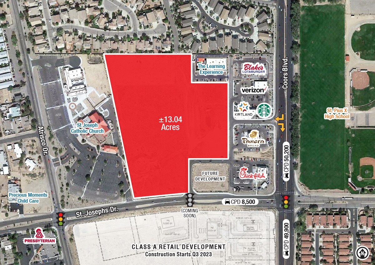 NWQ Coors @ St. Josephs Rd., Albuquerque, NM for Sale