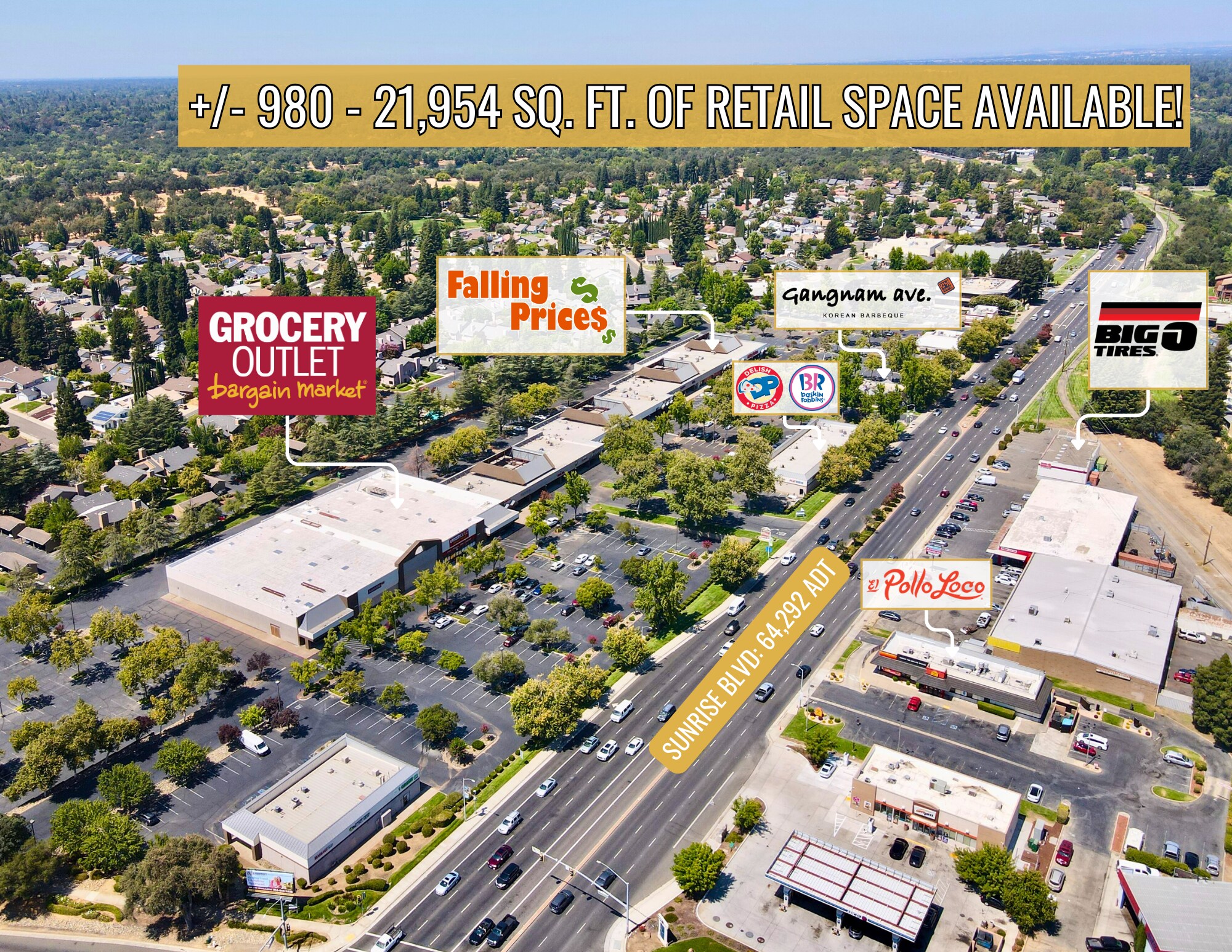 2246-2286 Sunrise Blvd, Gold River, CA for Rent