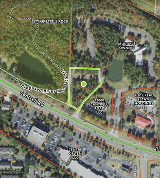 Little Rock, AR Commercial Land - 12904 Cantrell Rd