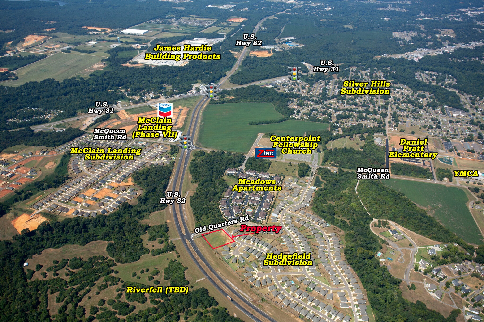 US Hwy 82 & Old Quarters Rd, Prattville, AL for Sale