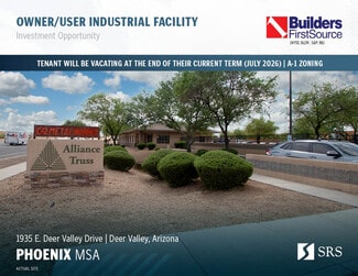 Phoenix, AZ Warehouse - 1935 E Deer Valley Dr