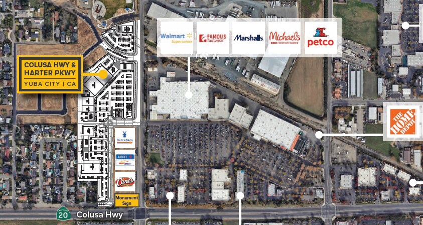 NWQ of Harter Pky, Yuba City, CA for Rent