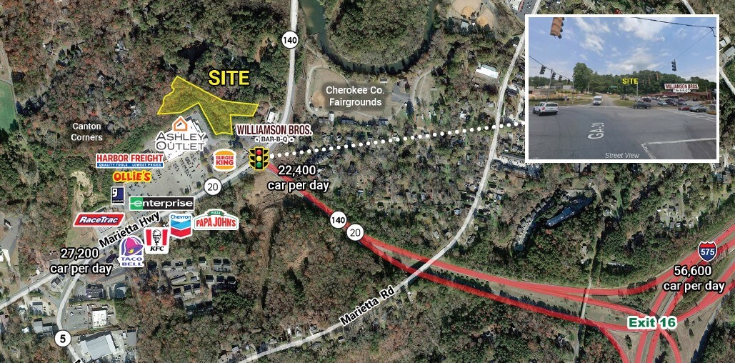 0 Marietta Hwy, Canton, GA for Sale