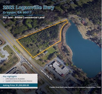 Grayson, GA Commercial Land - 2582 Loganville Hwy