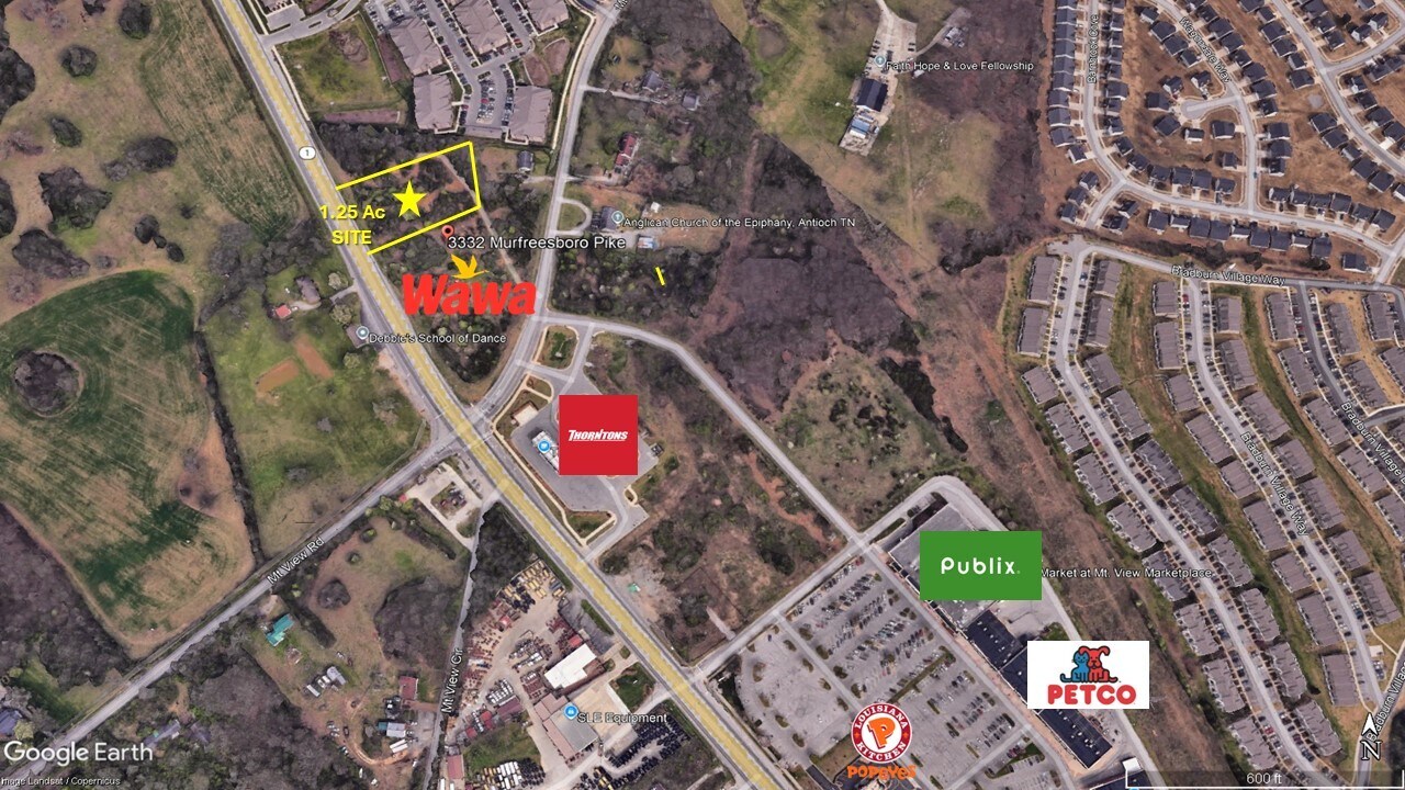 Murfreesboro Pike & Mt. View rd, Antioch, TN for Rent