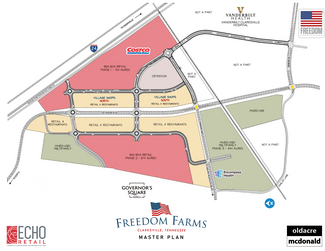 Clarksville, TN Commercial Land - Ted Crozier Blvd @ Athletic Ave