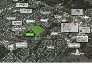 College Station, TX Commercial Land - Nec Of Victoria Avenue & William D Fitch