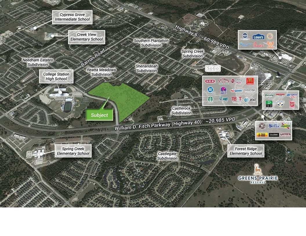 Nec Of Victoria Avenue & William D Fitch, College Station, TX for Sale