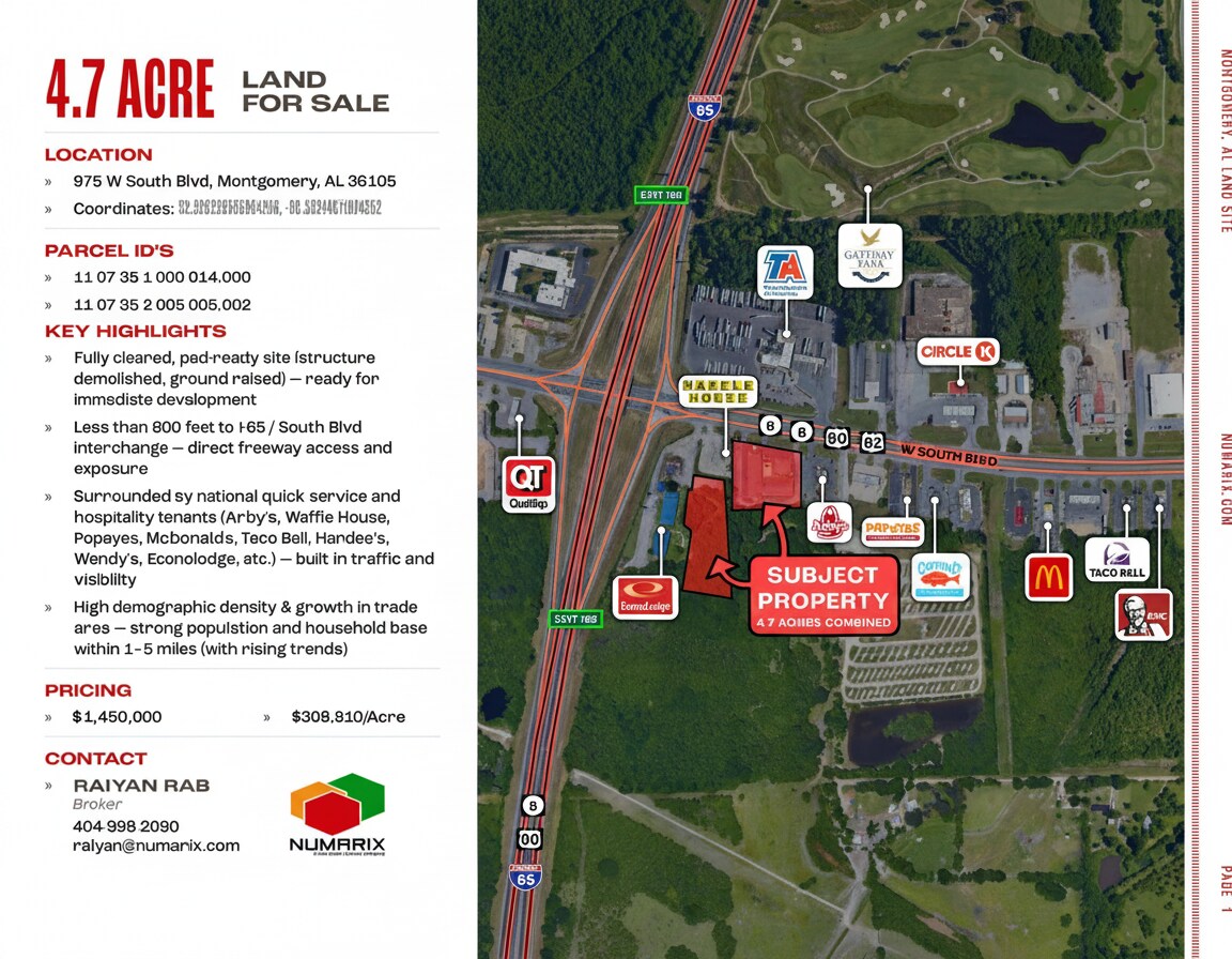 977 W South Blvd, Montgomery, AL for Sale