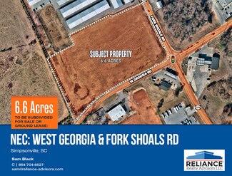 Piedmont, SC Commercial - 0 W Georgia Rd