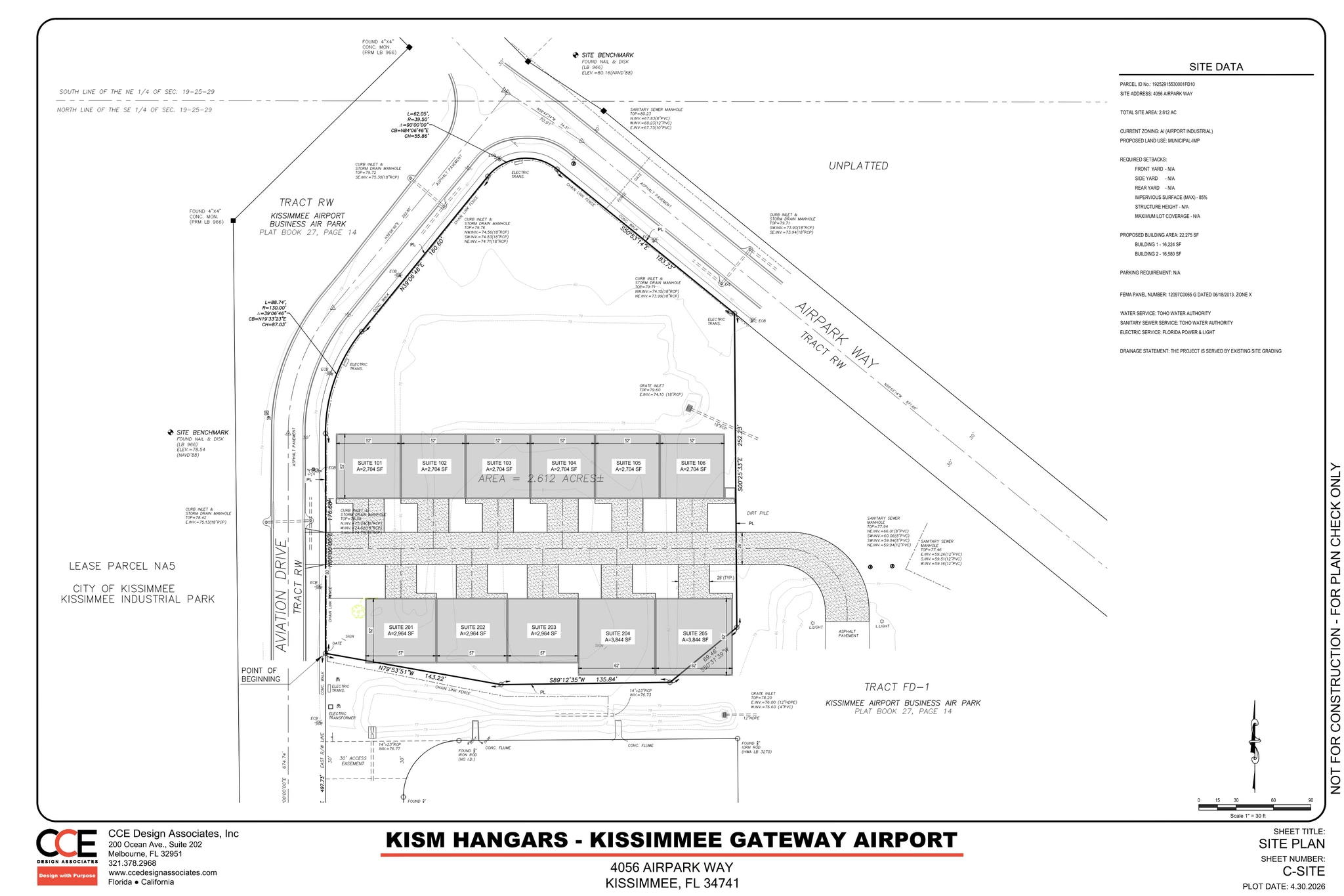Aviation Drive @ Airpark Way, Kissimmee, FL for Sale