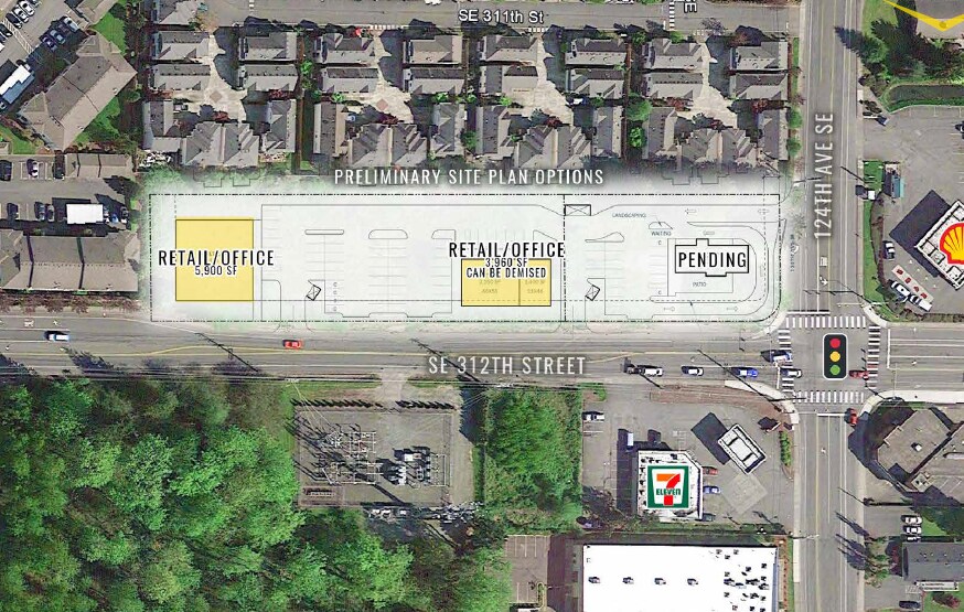 124th & 312th St Auburn, WA 98092 Retail Property for Lease on