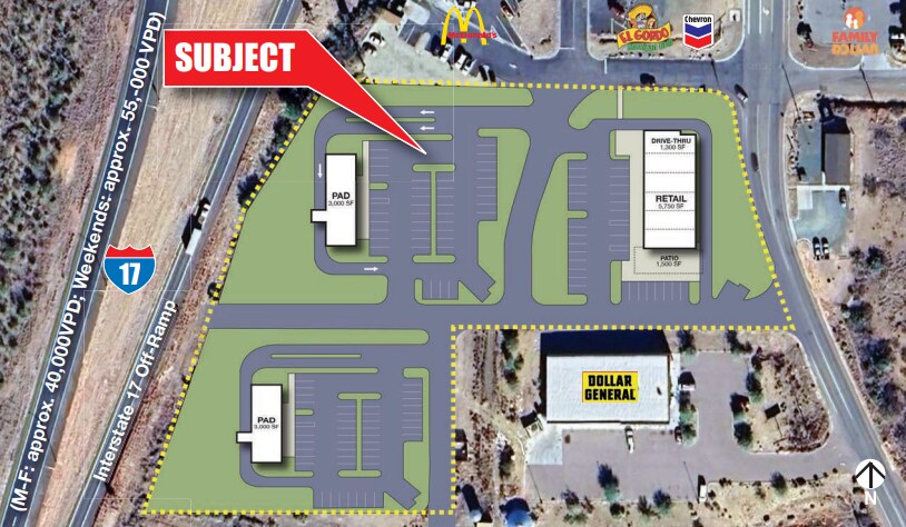 I 17 at Cordes Junction, Mayer, AZ for Sale