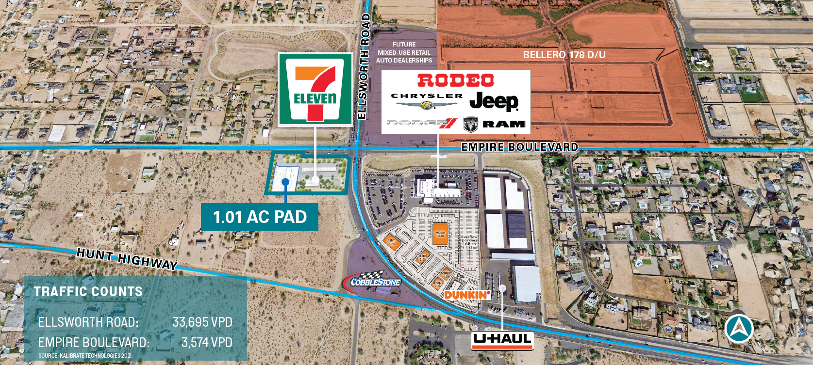 SWC Ellsworth Rd & Empire Blvd, Queen Creek, AZ for Sale