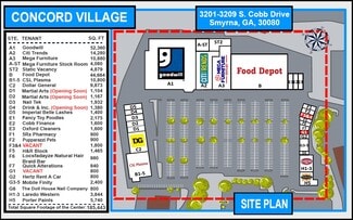 Smyrna, GA Retail - 3201-3209 S Cobb Dr