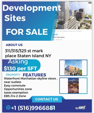 Staten Island, NY Residential Land - 315-325 Saint Marks Pl Staten Island, NY Residential Land - 315-325 Saint Marks Pl