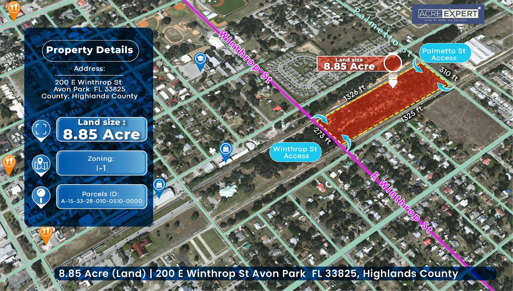 200 W Winthrop St, Avon Park, FL for Sale