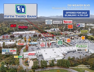 Weaverville, NC Bank - 150 Weaver Blvd