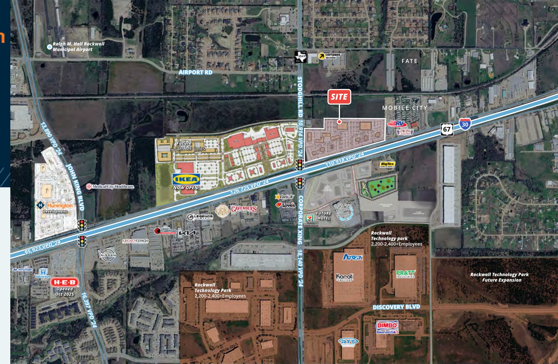 NEC I-30 & FM 549, Rockwall, TX for Rent