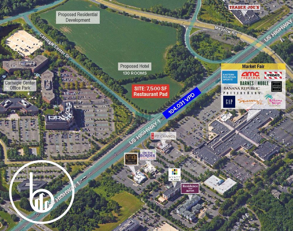 Route 1 Carnegie Center Drive West Windsor, NJ 08540 Land Property