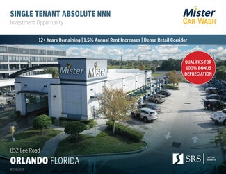 Orlando, FL Freestanding - 852 Lee Rd Orlando, FL Freestanding - 852 Lee Rd
