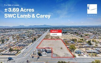 Las Vegas, NV Commercial Land - E Carey Ave @ Lamb Las Vegas, NV Commercial Land - E Carey Ave @ Lamb