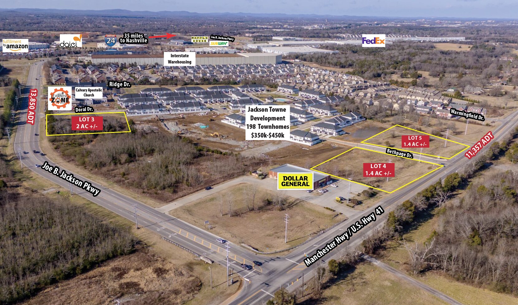 0 Joe B Jackson Pky, Murfreesboro, TN for Sale