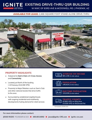 Phoenix, AZ Retail - 8430 W McDowell Rd Phoenix, AZ Retail - 8430 W McDowell Rd