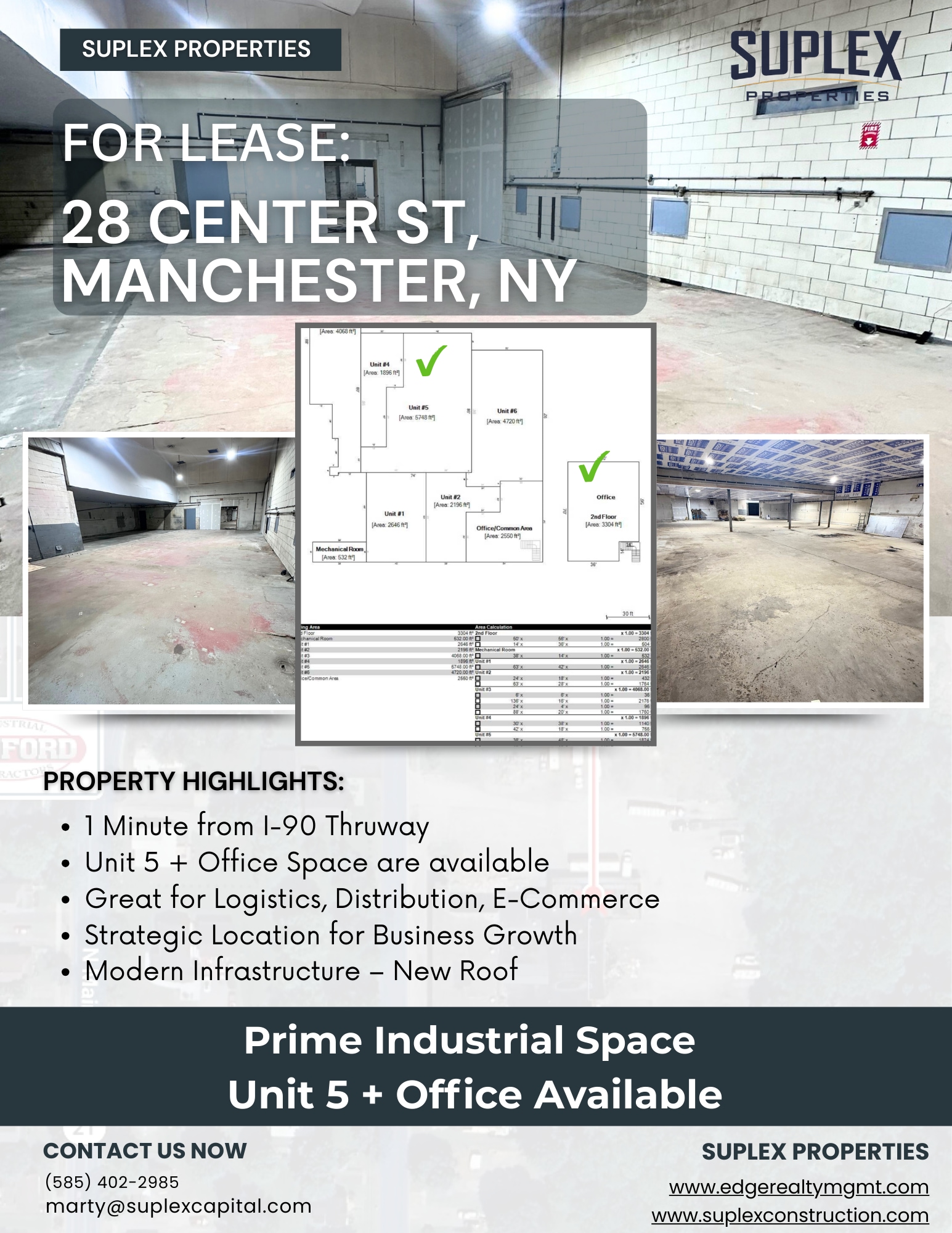 28 Center St, Manchester, NY for Rent