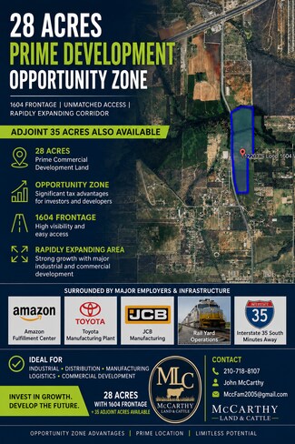 Von Ormy, TX Commercial Land - 12203 Loop 1604 W
