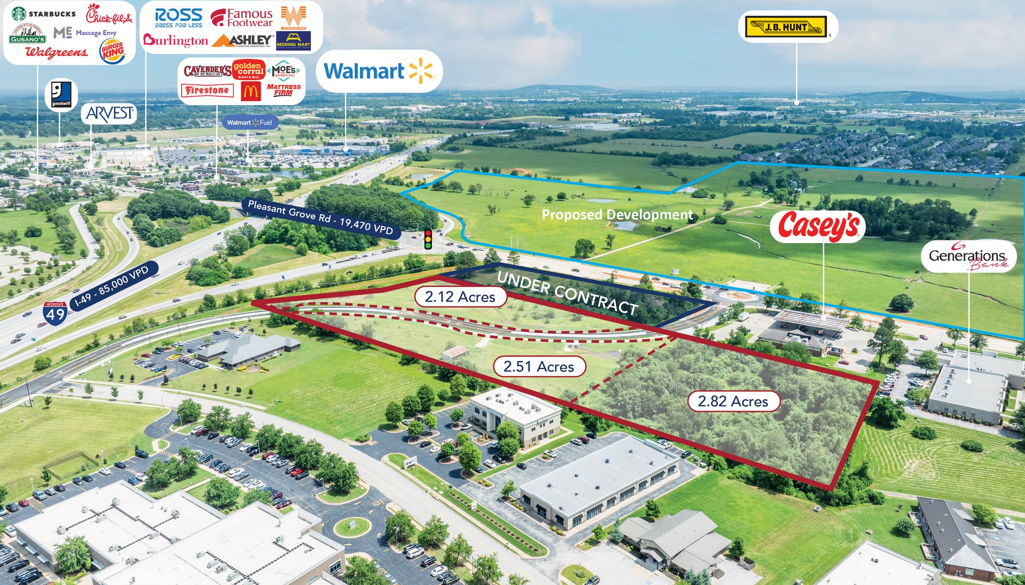 2821 W Pleasant Grove Rd, Rogers, AR for Sale